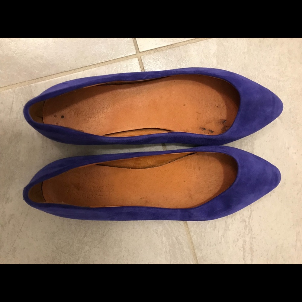 Madewell Royal Blue ‘Suede’ Flat 9